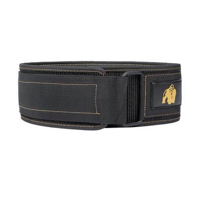 Пояс для тяжелой атлетики Gorilla Wear 4-Inch Nylon Lifting Belt черно-золотой S/M (69-89 см) gw_9913992211 фото