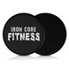 Глайдинг диски (для ковзання) Iron Core Fitness (2 шт., чорні) core_black фото 1