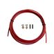 Запасний кабель для швидкісної скакалки HeartBeat червоний з гвинтиками та заглушками (300 см, 1 шт) hbeat_cable_red фото