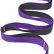 Ремінь для йоги і розтяжки A2ZCARE Yoga Strap Purple/Gray (10 петель) A2Z-purple фото 2