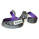 Ремінь для йоги і розтяжки A2ZCARE Yoga Strap Purple/Gray (10 петель) A2Z-purple фото 4