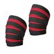 Колінні бинти Harbinger Red Line Knee Wraps 46300 Black/Red (198 см) hrb46300 фото 1