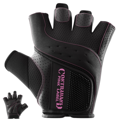 Женские перчатки для фитнеса Contraband Pink Label 5137 Women's Padded Weight Lifting (Черный XS) 5137-Black-XS фото