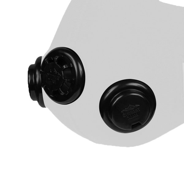 Набір клапанів та насадок для Training Mask 2.0 Black (повний комплект для заміни) tm-valves-black фото