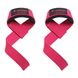 Кистьові лямки для тяги із пом'якшувальною підкладкою жіночі Harbinger Padded Cotton Lifting Straps рожеві (54 см, пара) УЦІНКА зачіпка hrb21307 фото
