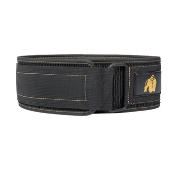 Пояс для важкої атлетики Gorilla Wear 4-Inch Nylon Lifting Belt чорно-золотий S/M (69-89 см) gw_9913992211 фото