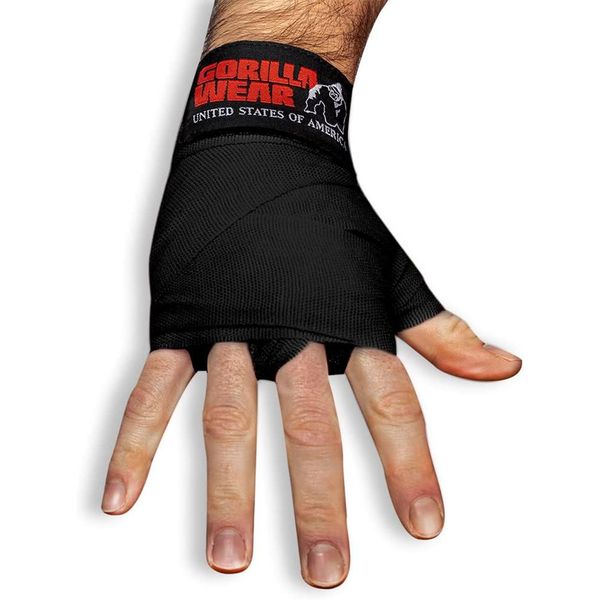 Бинти боксерські Gorilla Wear Boxing Hand Wraps Black 2.5 м gw_9990990039 фото