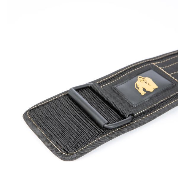 Пояс для важкої атлетики Gorilla Wear 4-Inch Nylon Lifting Belt чорно-золотий M/L (79-99 см) gw_9913992212 фото