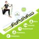 Ремінь для розтяжки Onory Yoga Strap Green/Gray (12 петель) onory-gray фото 2