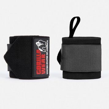 Кистевые бинты Gorilla Wear Wrist Wraps ULTRA Black (45 см, жесткие) gw_9924490909 фото