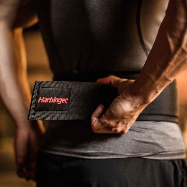 Пояс атлетичний Harbinger 4-Inch Nylon Weightlifting Belt Чорний M (73.5-84 см) 360890M фото