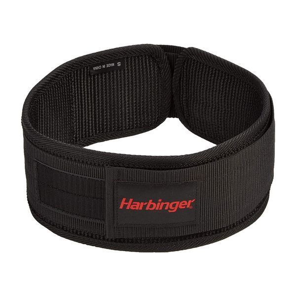 Пояс атлетичний Harbinger 4-Inch Nylon Weightlifting Belt Чорний M (73.5-84 см) 360890M фото