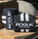 Кистьові бинти Rogue Fitness Wrist Wraps Black/White (45 см, середня+ жорсткість) rogue_bw45 фото 4