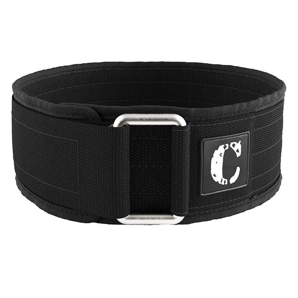 Пояс атлетический для тренировок Contraband Black Label 4010 4-Inch Nylon Weight Lifting Belt Черный S (56-65 см) 4010-Black-S фото