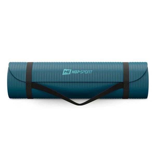 Килимок для йоги та фітнесу Hop-Sport HS-NB015GM аквамарин (товщина 1.5 см) 5902308232082 фото