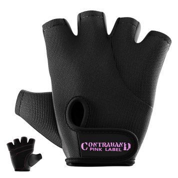 Жіночі рукавички для фітнесу Contraband Pink Label 5057 Classic Weight Lifting Gloves (Чорний L) 5057-Black-L фото
