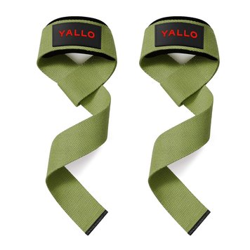 Кистьові лямки з неопреновою підкладкою YALLO Lifting Straps Military Green (62 см, пара) yallo_green фото