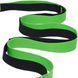 Ремень для растяжки A2ZCARE Yoga Strap Green/Black (10 петель) A2Z-green фото 2