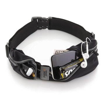 Сумка-пояс для бігу Sport2People Running Belt Black (вологостійка) spp-black фото