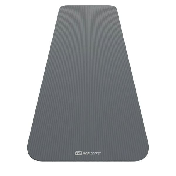 Коврик для йоги и фитнеса Hop-Sport HS-NB010GM графитовый (толщина 1 см) 5902308231955 фото