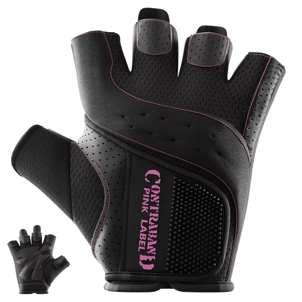 Женские перчатки для фитнеса Contraband Pink Label 5137 Women's Padded Weight Lifting (Черный XS) 5137-Black-XS фото