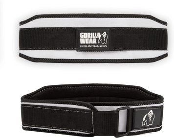 Пояс атлетичний жіночий Gorilla Wear 4 Inch Women's Lifting Belt Black/White M gw_9980190102 фото