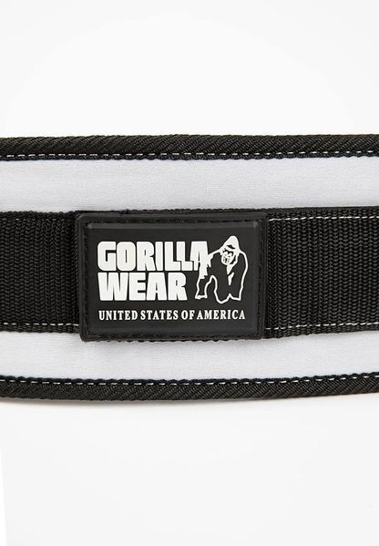 Пояс атлетичний жіночий Gorilla Wear 4 Inch Women's Lifting Belt Black/White M gw_9980190102 фото