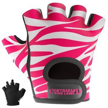 Жіночі фітнес рукавички Contraband Pink Label 5277 Zebra Print Gloves (Рожевий S) 5277-Pink-S фото