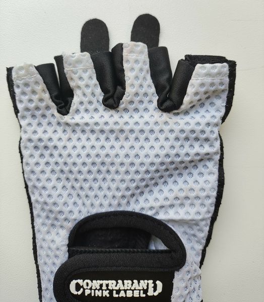 Женские перчатки для фитнеса Contraband Pink Label 5307 Women's Diamond Mesh Lifting Gloves (Белый XS) УЦЕНКА 5307-White-XS фото