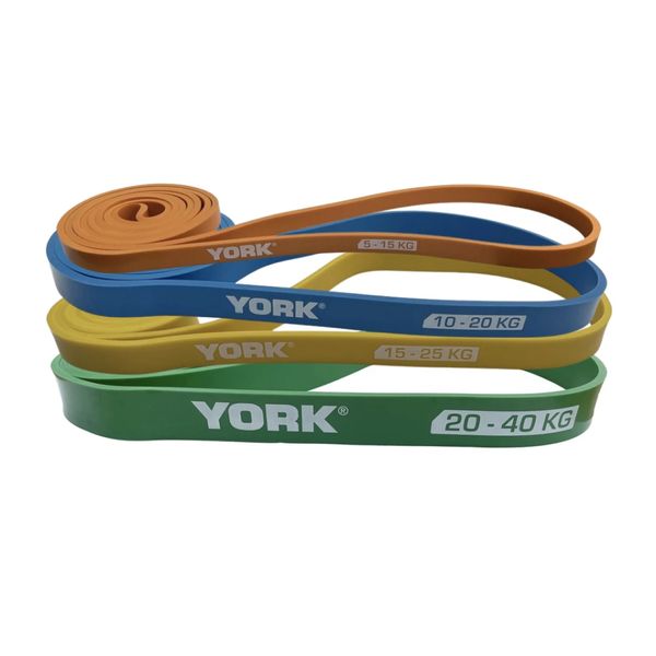 Эспандеры-жгуты для тренировок York Fitness 80508 (набор 4 шт, 5-40 кг) YF_00014961805086 фото