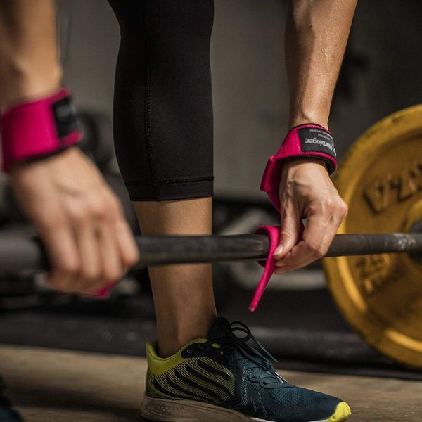 Кистьові лямки для тяги із пом'якшувальною підкладкою Harbinger Lifting Straps Pink (54 см, пара) hrb21307 фото