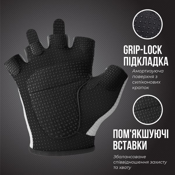 Жіночі рукавички для фітнесу Contraband Pink Label 5307 Women's Diamond Mesh Lifting Gloves (Білий XS) УЦІНКА 5307-White-XS фото