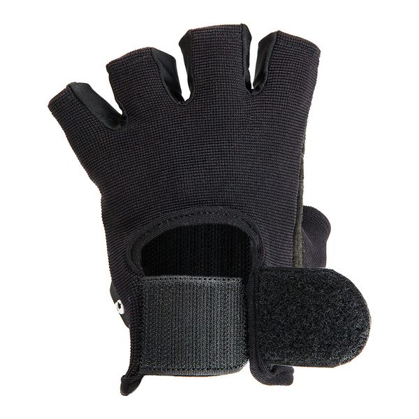 Чоловічі рукавички для фітнесу Сontraband Black Label 5050 Fingerless Weight Lifting Gloves (Чорний S) 5050-Black-S фото