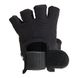 Мужская перчатка для фитнеса Сontraband Black Label 5050 Fingerless Weight Lifting Gloves (Черный S) 5050-Black-S фото 5