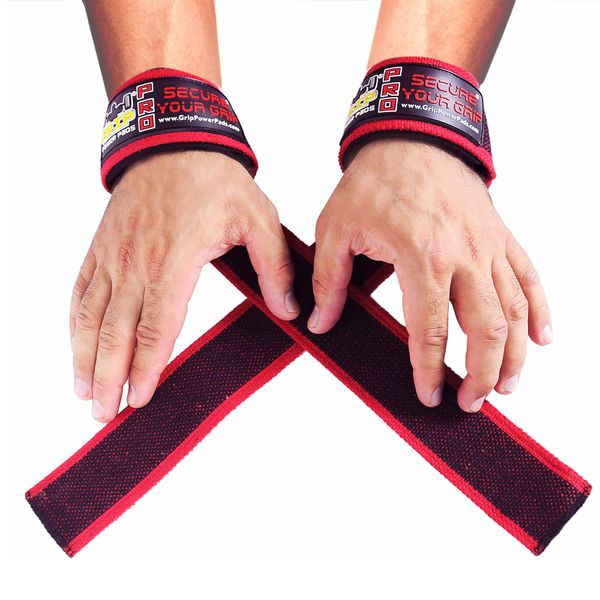 Кистевые лямки для тяги Grip Power Pads PRO Level Cotton Lifting Straps (61 см, пара) gpp_straps_pro фото