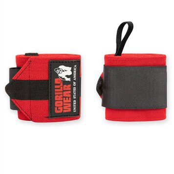 Кистьові бинти Gorilla Wear Wrist Wraps ULTRA Red/Black (45 см, жорсткі) gw_9913190509 фото